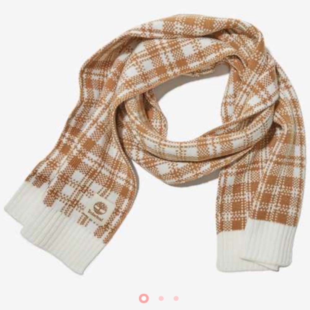 Timberland Tan/White Scarf